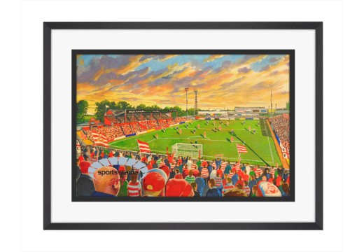 Belle Vue Stadium Fine Art Print - Doncaster Rovers FC Belle Vue Stadium Fine Art Print - Doncaster Rovers FC